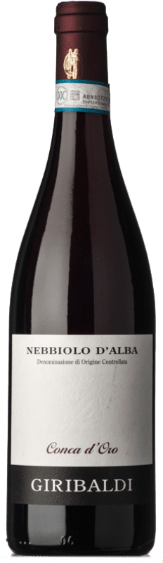 19,95 € Kostenloser Versand | Rotwein Azienda Giribaldi Conca d'Oro D.O.C. Nebbiolo d'Alba Piemont Italien Nebbiolo Eco — Biologisch 75 cl