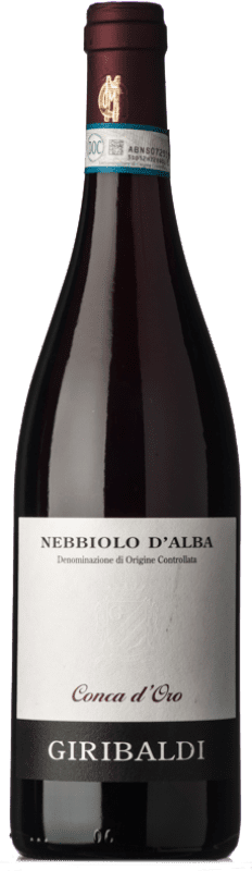 18,95 € Envio grátis | Vinho tinto Azienda Giribaldi Conca d'Oro D.O.C. Nebbiolo d'Alba Piemonte Itália Nebbiolo Garrafa 75 cl