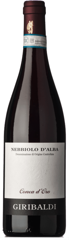 18,95 € Envío gratis | Vino tinto Azienda Giribaldi Conca d'Oro D.O.C. Nebbiolo d'Alba Piemonte Italia Nebbiolo Botella 75 cl