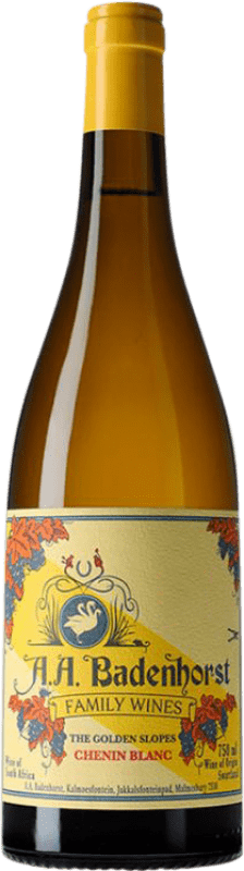 45,95 € Envio grátis | Vinho branco A.A. Badenhorst The Golden Slopes Chenin Blanc W.O. Swartland Coastal Region África do Sul Chenin Branco Garrafa 75 cl