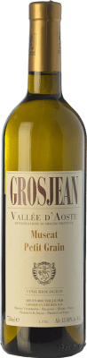 18,95 € Envío gratis | Vino blanco Grosjean Muscat Petit Grain D.O.C. Valle d'Aosta Valle d'Aosta Italia Moscato Blanco Botella 75 cl