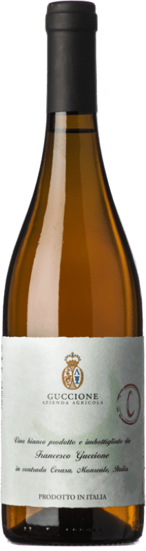 27,95 € Spedizione Gratuita | Vino bianco Guccione C D.O.C. Sicilia Sicilia Italia Catarratto Bottiglia 75 cl