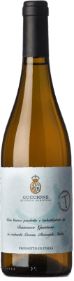 28,95 € Envio grátis | Vinho branco Guccione T D.O.C. Sicilia Sicília Itália Trebbiano Garrafa 75 cl