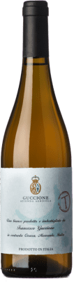 27,95 € Kostenloser Versand | Weißwein Guccione T D.O.C. Sicilia Sizilien Italien Trebbiano Flasche 75 cl