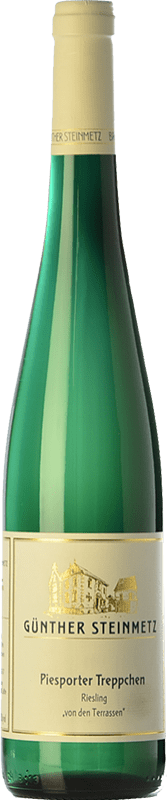 69,95 € Envío gratis | Vino Blanco Günther Steinmetz Piesporter Treppchen Von Terrassen Joven Q.b.A. Mosel Alemania Riesling 75 cl
