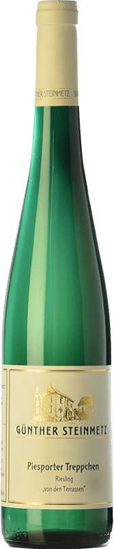 51,95 € Envío gratis | Vino blanco Günther Steinmetz Piesporter Treppchen Von Terrassen Joven Q.b.A. Mosel Alemania Riesling Botella 75 cl