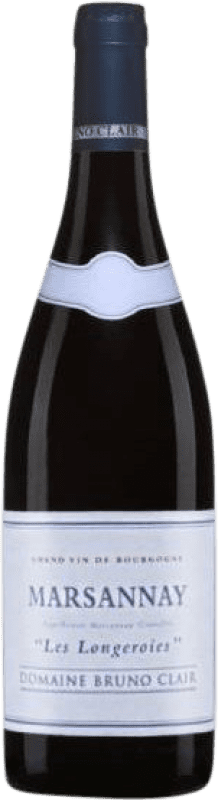 59,95 € Envio grátis | Vinho tinto Bruno Clair Les Longeroies A.O.C. Marsannay Borgonha França Pinot Preto Garrafa 75 cl