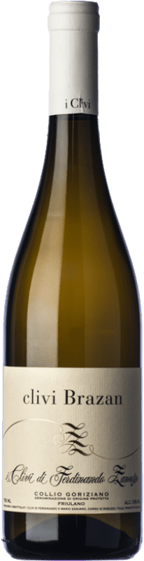 33,95 € 免费送货 | 白酒 I Clivi Brazan D.O.C. Collio 弗留利 - 威尼斯朱利亚 意大利 Friulano 瓶子 75 cl
