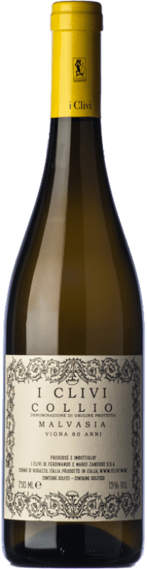 19,95 € 免费送货 | 白酒 I Clivi Vigna 80 Anni D.O.C. Collio 弗留利 - 威尼斯朱利亚 意大利 Malvasía 瓶子 75 cl