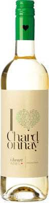 6,95 € Free Shipping | White wine I Heart Hungary Chardonnay Bottle 75 cl