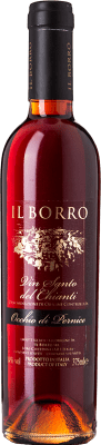56,95 € Kostenloser Versand | Süßwein Il Borro Occhio di Pernice D.O.C. Vin Santo del Chianti Toskana Italien Sangiovese Halbflasche 37 cl
