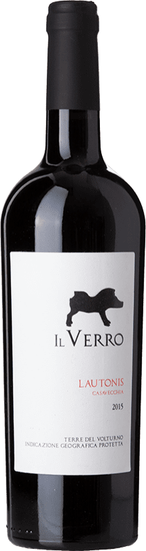 14,95 € Kostenloser Versand | Rotwein Il Verro Casavecchia Lautonis I.G.T. Campania Kampanien Italien Flasche 75 cl