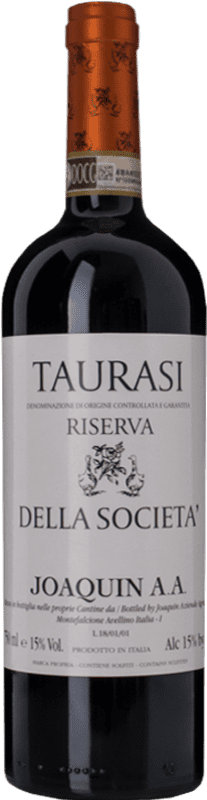 143,95 € Spedizione Gratuita | Vino rosso Joaquin Riserva della Società Riserva D.O.C.G. Taurasi Campania Italia Aglianico Bottiglia 75 cl