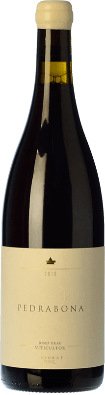 22,95 € Envío gratis | Vino Tinto Josep Grau Pedrabona Crianza D.O.Ca. Priorat Cataluña España Garnacha, Cariñena Eco — Ecológico 75 cl