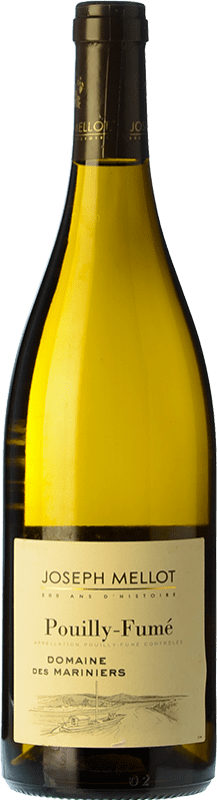 23,95 € Spedizione Gratuita | Vino bianco Joseph Mellot Domaine des Mariniers A.O.C. Pouilly-Fumé Loire Francia Sauvignon Bianca Bottiglia 75 cl