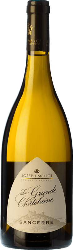 26,95 € Envio grátis | Vinho branco Joseph Mellot La Grande Châtelaine A.O.C. Sancerre Loire França Sauvignon Branca Garrafa 75 cl