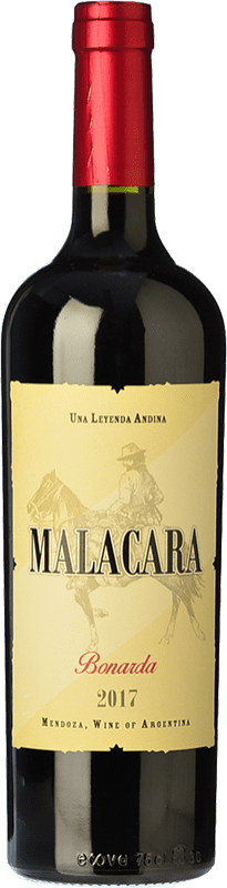 12,95 € Envío gratis | Vino tinto Kauzo Malacara Joven I.G. Valle de Uco Valle de Uco Argentina Bonarda Botella 75 cl