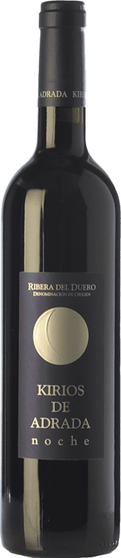 14,95 € Envío gratis | Vino Tinto Kirios de Adrada Noche Crianza D.O. Ribera del Duero Castilla y León España Tempranillo Eco — Ecológico 75 cl