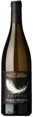 14,95 € Бесплатная доставка | Белое вино Klaus Lentsch Amperg D.O.C. Alto Adige Трентино-Альто-Адидже Италия Pinot Grey бутылка 75 cl
