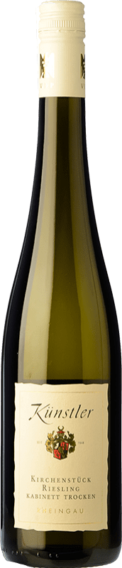 25,95 € Kostenloser Versand | Weißwein Künstler Kirchenstück RKT Crianza — Kurze Fassreifung Q.b.A. Rheingau Deutschland Riesling Flasche 75 cl