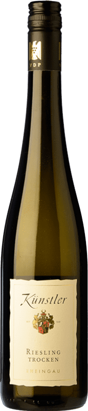 16,95 € Free Shipping | White wine Künstler Trocken Aged Q.b.A. Rheingau Germany Riesling Bottle 75 cl