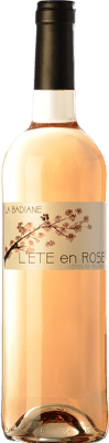 14,95 € Envio grátis | Vinho Rosé La Badiane L'Été Rosé Jovem A.O.C. Côtes de Provence Provença França Syrah, Garnacha — Grenache, Monastrell, Cinsault Garrafa 75 cl