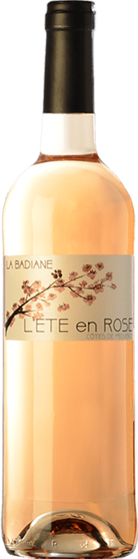 14,95 € Бесплатная доставка | Розовое вино La Badiane L'Été en Rose Молодой A.O.C. Côtes de Provence Прованс Франция Syrah, Grenache, Monastrell, Cinsault бутылка 75 cl