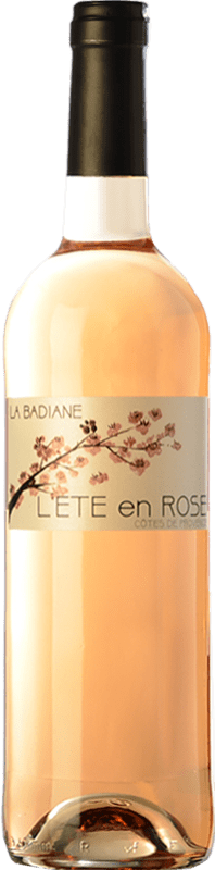14,95 € Envio grátis | Vinho Rosé La Badiane L'Été Rosé Jovem A.O.C. Côtes de Provence Provença França Syrah, Garnacha — Grenache, Monastrell, Cinsault Garrafa 75 cl