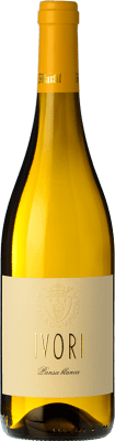 10,95 € Envío gratis | Vino Blanco Alella Ivori Blanco D.O. Alella Cataluña España Pansa Blanca Eco Ecológico Botella 75 cl