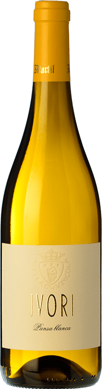 16,95 € Spedizione Gratuita | Vino bianco Alella Ivori Blanco D.O. Alella Catalogna Spagna Pansa Blanca Bottiglia 75 cl