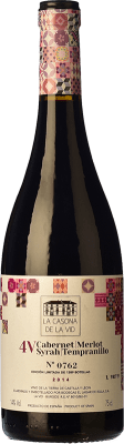 19,95 € Envío gratis | Vino Tinto Lagar de Isilla La Casona de la Vid 4V Crianza I.G.P. Vino de la Tierra de Castilla y León Castilla y León España Tempranillo, Merlot, Syrah, Cabernet Sauvignon 75 cl