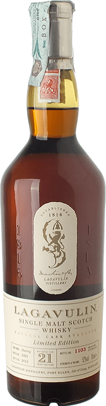 512,95 € Free Shipping | Whisky Single Malt Lagavulin Islay United Kingdom 21 Years Bottle 70 cl