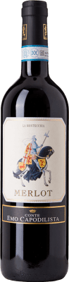 19,95 € Spedizione Gratuita | Vino rosso La Montecchia Conte Emo Capodilista D.O.C. Colli Euganei Veneto Italia Merlot Bottiglia 75 cl