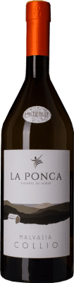 19,95 € Envio grátis | Vinho branco La Ponca D.O.C. Collio Goriziano-Collio Friuli-Venezia Giulia Itália Malvasía Garrafa 75 cl