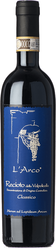 84,95 € Kostenloser Versand | Süßer Wein L'Arco di Luca D.O.C.G. Recioto della Valpolicella Venetien Italien Corvina, Rondinella, Molinara Medium Flasche 50 cl