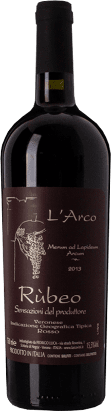 43,95 € 免费送货 | 红酒 L'Arco di Luca Rubeo I.G.T. Veronese 威尼托 意大利 Merlot, Cabernet Sauvignon, Cabernet Franc, Corvina, Rondinella, Molinara 瓶子 75 cl