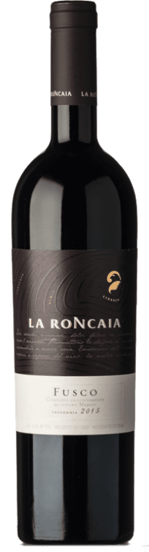 33,95 € Envio grátis | Vinho tinto La Roncaia Fusco D.O.C. Colli Orientali del Friuli Friuli-Venezia Giulia Itália Merlot Garrafa 75 cl