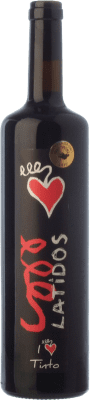 6,95 € Kostenloser Versand | Rotwein Latidos I Love Tinto Eiche I.G.P. Vino de la Tierra de Valdejalón Spanien Grenache Flasche 75 cl