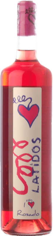 5,95 € Kostenloser Versand | Rosé-Wein Latidos I Love Rosado I.G.P. Vino de la Tierra de Valdejalón Spanien Grenache Flasche 75 cl