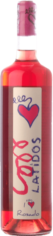 5,95 € Envio grátis | Vinho Rosé Latidos I Love I.G.P. Vino de la Tierra de Valdejalón Espanha Garnacha — Grenache 75 cl