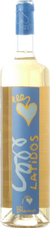 5,95 € Spedizione Gratuita | Vino Bianco Latidos I Love I.G.P. Vino de la Tierra de Valdejalón Spagna Garnacha — Grenache, Viura 75 cl