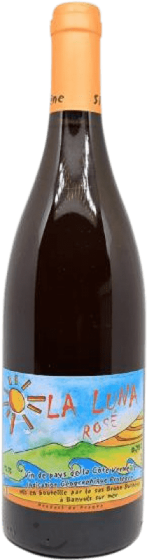 21,95 € Бесплатная доставка | Розовое вино Bruno Duchêne La Luna Rosé — Розе A.O.C. Collioure Лангедок-Руссильон Франция Syrah — Сира, Garnacha — Гренаш, Monastrell — Монастрель Eco — Эко Био Органический 75 cl
