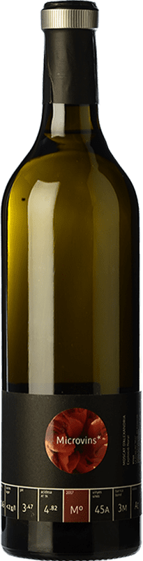 17,95 € Envio grátis | Vinho branco La Vinyeta Microvins Crianza D.O. Empordà Catalunha Espanha Mascate de Alexandria Garrafa 75 cl