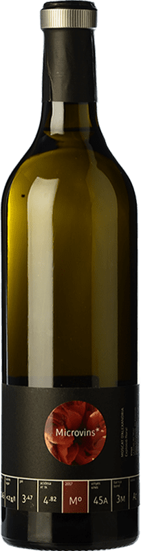18,95 € Spedizione Gratuita | Vino Bianco La Vinyeta Microvins Crianza — Invecchiato in Botte D.O. Empordà Catalogna Spagna Moscatel — Moscato Bottiglia 75 cl