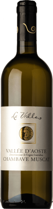 22,95 € Envío gratis | Vino blanco La Vrille Chambave Muscat D.O.C. Valle d'Aosta Valle d'Aosta Italia Moscato Blanco Botella 75 cl