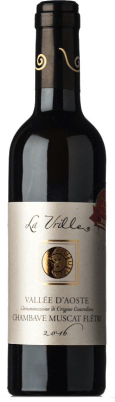 46,95 € 送料無料 | 甘口ワイン La Vrille Chambave Muscat Flétri D.O.C. Valle d'Aosta ヴァッレ・ダオスタ イタリア Moscato — モスカート Eco — エコ ビオ オーガニック ハーフボトル 37 cl