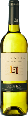 10,95 € 免费送货 | 白酒 Legaris D.O. Rueda 卡斯蒂利亚莱昂 西班牙 Sauvignon White 瓶子 75 cl