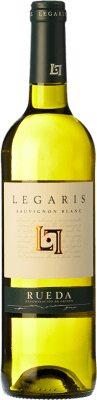 10,95 € Spedizione Gratuita | Vino bianco Legaris D.O. Rueda Castilla y León Spagna Sauvignon Bianca Bottiglia 75 cl