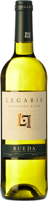 10,95 € Envío gratis | Vino Blanco Legaris D.O. Rueda Castilla y León España Sauvignon 75 cl