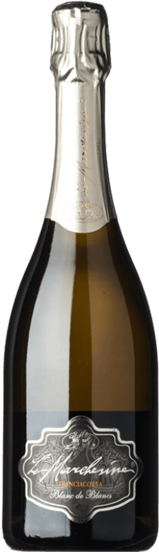 33,95 € Бесплатная доставка | Белое игристое вино Le Marchesine Brut — брют Millesimato D.O.C.G. Franciacorta Ломбардии Италия Chardonnay — Шардоне 75 cl